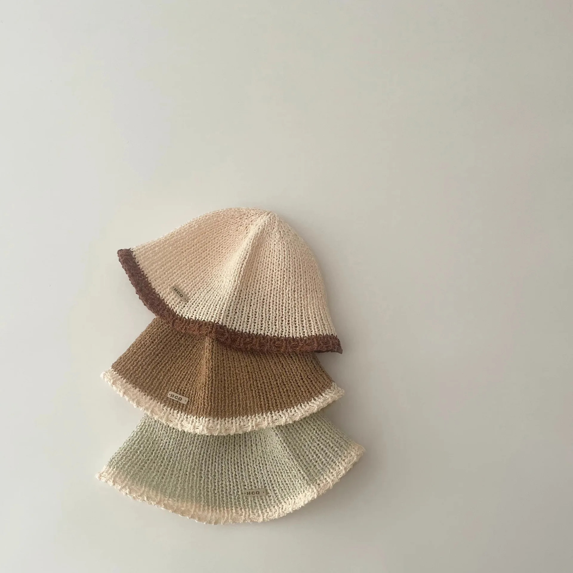 Baby Hats Girls Straw Bucket Hat Summer Breathable Kids Fisherman Hat Toddler Boy Outdoor Beach Sun Panama Staw Caps