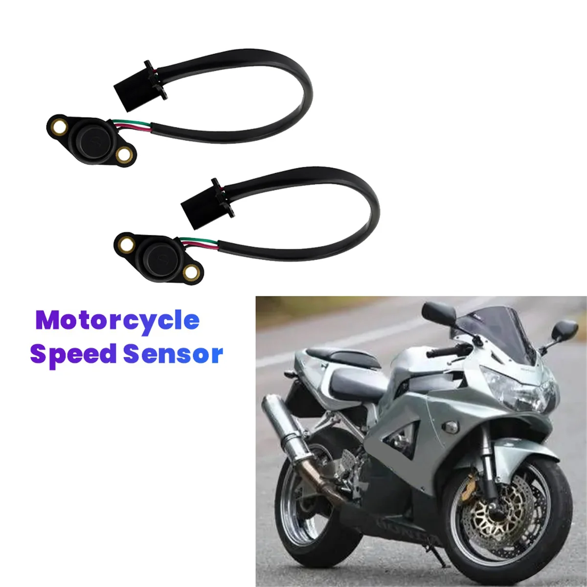 2Pcs 37700-MCJ-003 Motorcycle Speed Sensor for CBR900RR CBR900RE CB600F ST1300 ST1300PA 37700-MCJ-000 37700MCS003