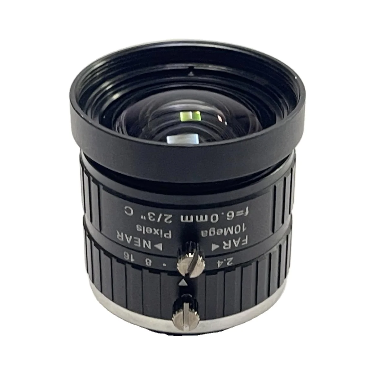 Industrial Camera Lens 10 Megapixel Manual Iris Lens 6mm 2/3