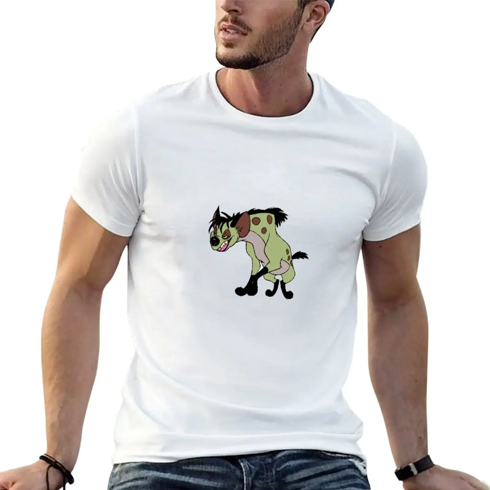 

ed hyena 7 T-Shirt plus size tops animal prinfor boys graphic shirts men clothes