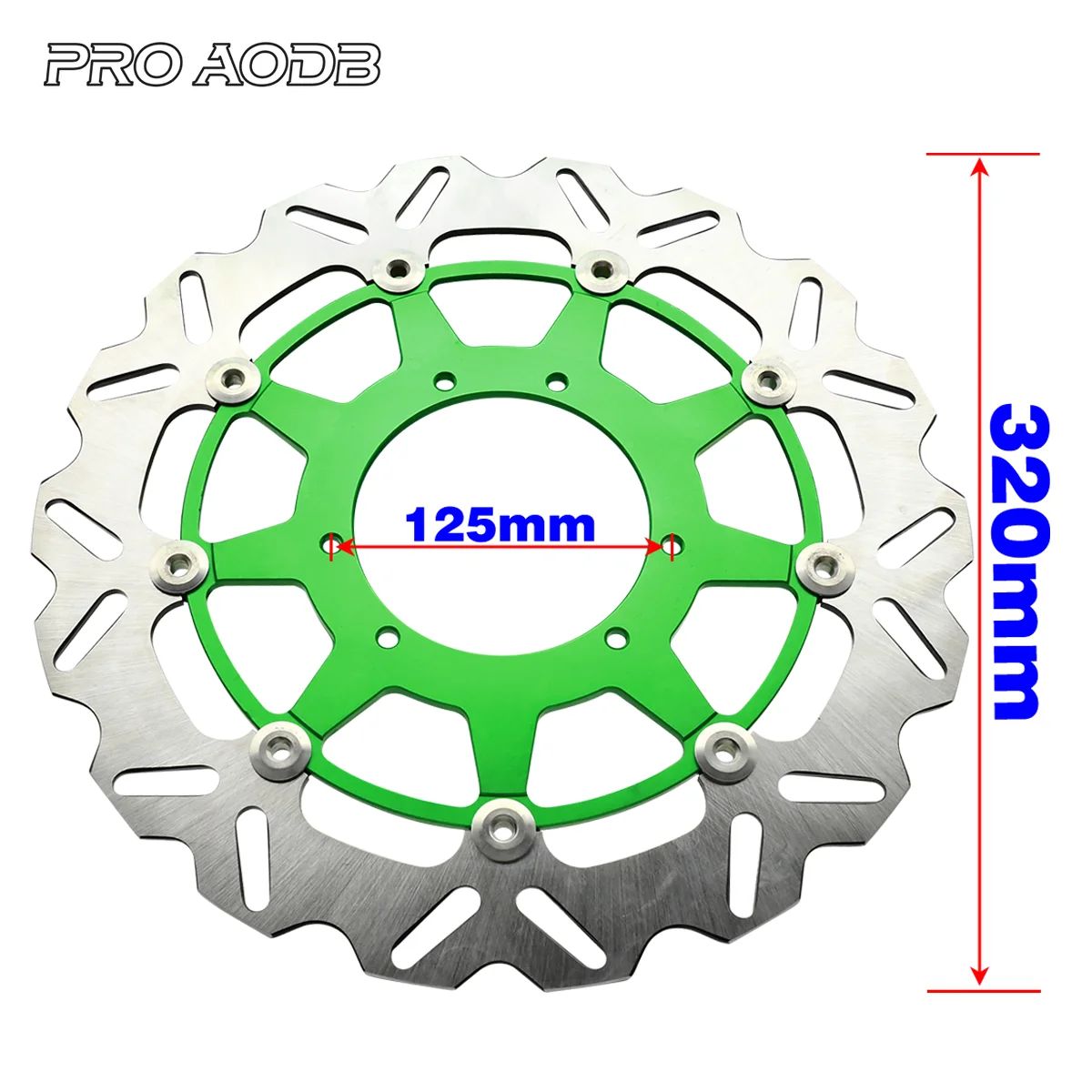 Rotor de Disque de Frein Flottant Avant de 270mm pour Moto Kawasaki KX KLX KX125 KX250 KX250F KX450F KLX450R 2006-2020 2021