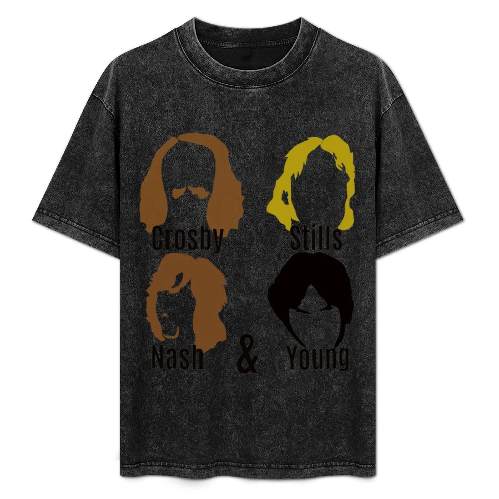 

CROSBY, STILLS, NASH YOUNG T-Shirt Plus Size Comfort Fit Tee