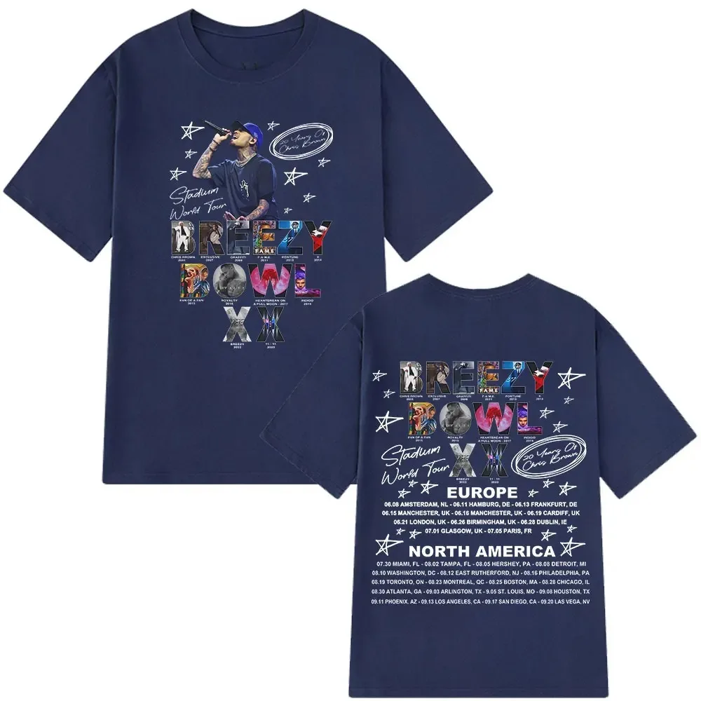 

Chris Brown Tee Merch T-shirts Cosplay Women Men Fashion Casual Crewneck Short Sleeve T-shirt Gift Streetwear Clothing