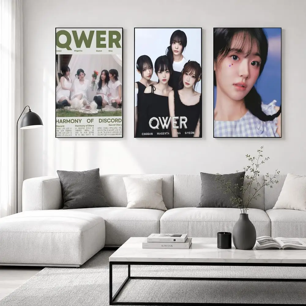 Q-QWER Poster posters for bedrooms and living rooms—high-definition cartoon movie-themed wall art.