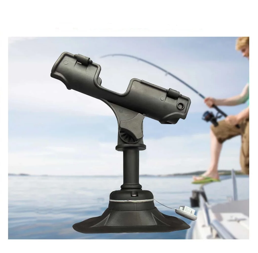 

STLF Rotatable Fishing Rod Rack Holder Detachable Rod Bracket Fix Pole Sup Board Inflatable Boat Kayak Canoe Accessory