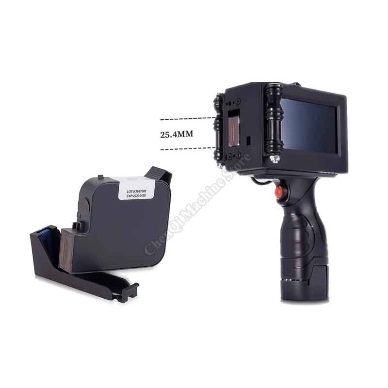 지능형 휴대용 잉크젯 프린터, 날짜 배치 번호, 플라스틱 상자, 자동 날짜 인쇄 장비