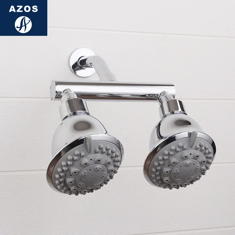 

Concealed Double Shower Head Set Wall Mount Shower head Kit Bathroom Hot And Cold Dual Shower Faucet