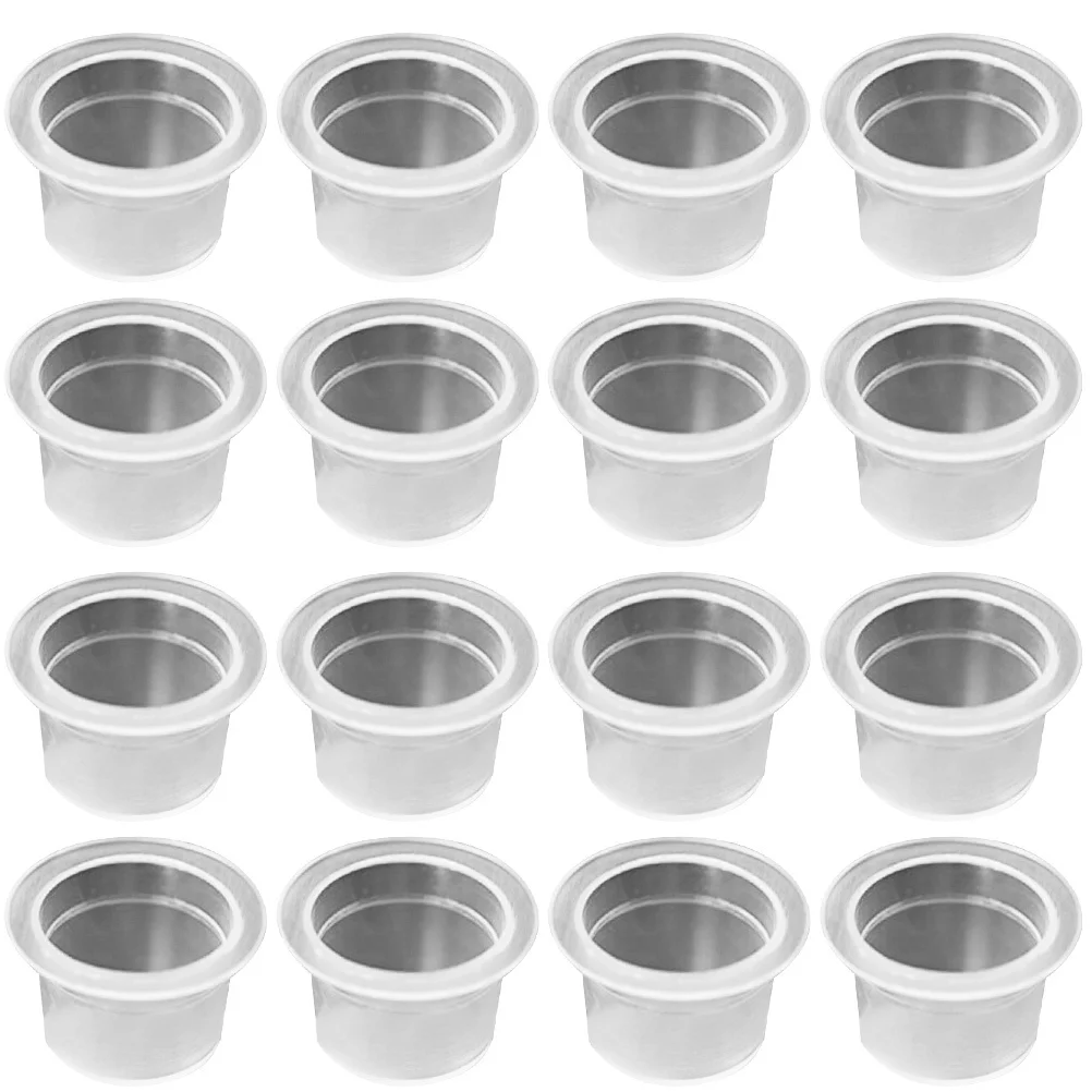 

1000 шт. L размер прозрачные чернильные чашки высокого качества одноразовые пигментные контейнеры для татуировки косметологические полуинструменты