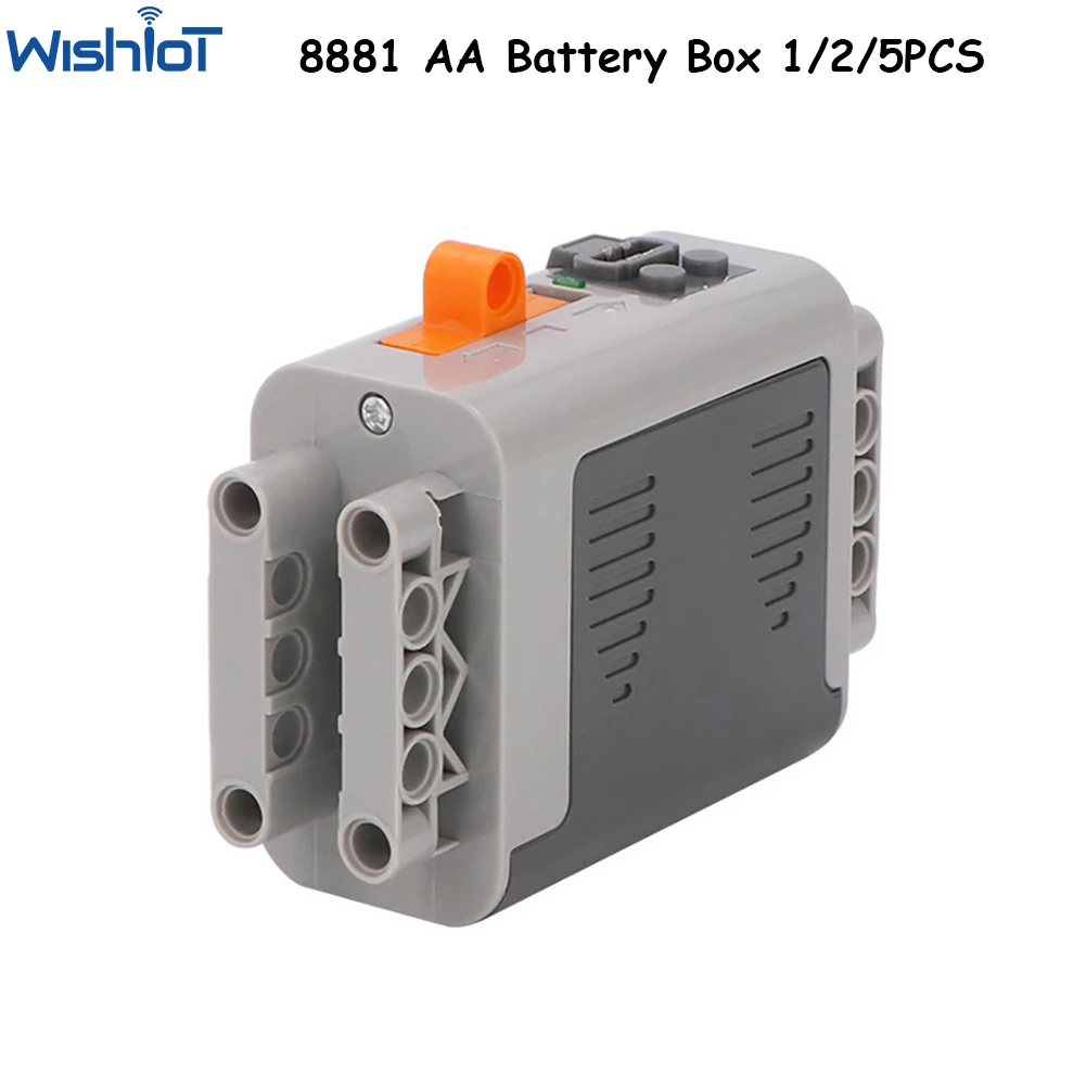 1/2/5 MOC 8881 AA Battery Box Multi Power Functions Tool Power Functions Technical Parts Compatible with Legoeds Building Blocks