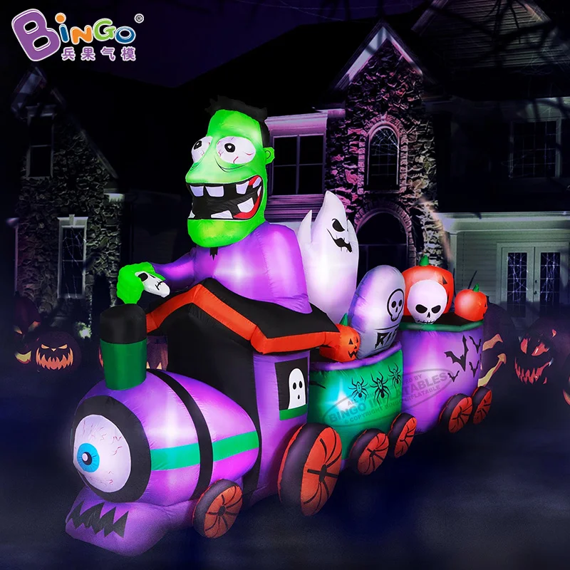 Individual customization inflatable Halloween train inflatable Halloween decorations for Holiday/Horror themed party decorations