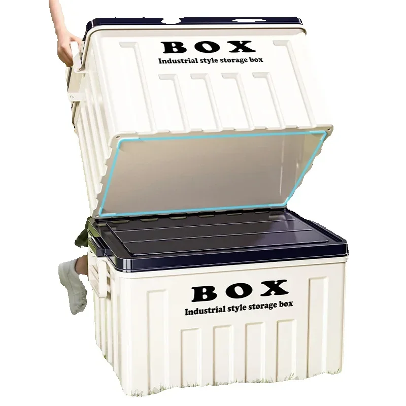 

New Large-capacity Folding Camping Storage Box Outdoor Camping Car Backup Sorting Box Clothes Snacks Toys Books Storage Box