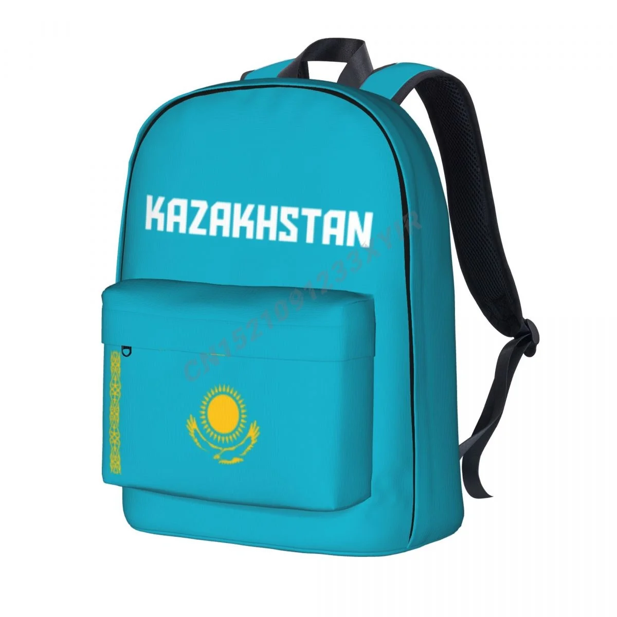 Unisex Backpack Kazakhstan Flag Stitch Schoolbag Messenger Bag Case Laptop Travel Bag Mochila Gift