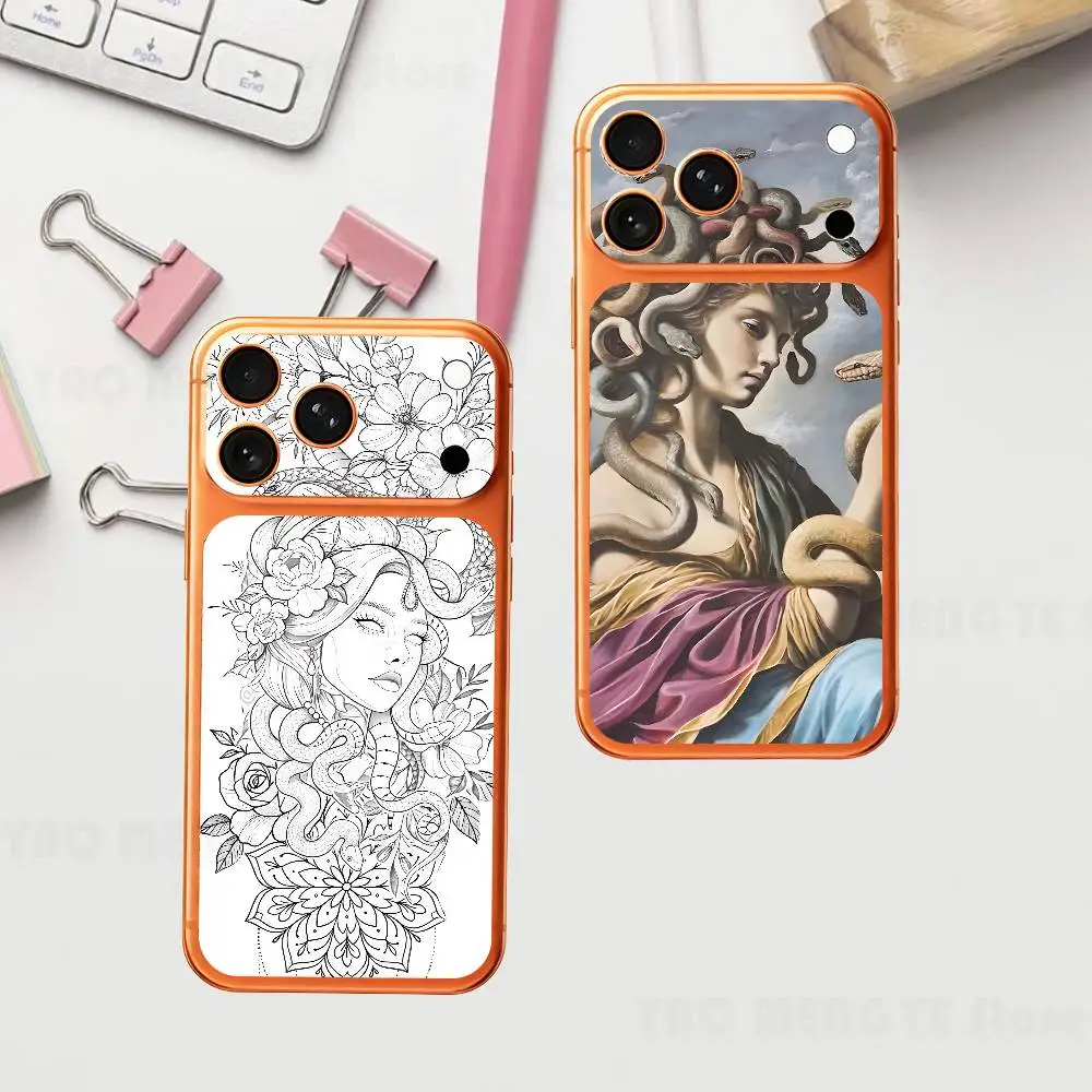 

Art M-Medusa Greek For IPhone 17 Pro ProMax Full Back Cover Decal Wrap Skin Rear Protective Sticker Film