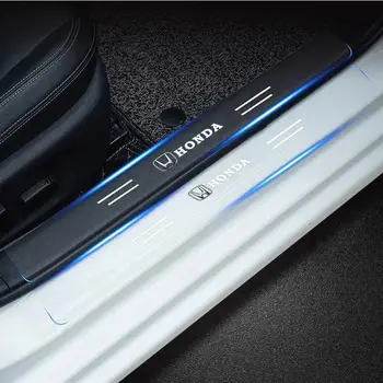 4片裝汽車門檻透明保護貼紙,適用於本田思域、雅閣、飛度、CRV、爵士、奧德賽、Insight、Legend、HRV等車型,配件齊全。 6 最佳銷售 本田傳奇 - №6
