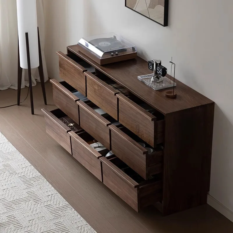 خزانة تخزين متعددة الوظائف بحافة تخزين كلاسيكية من أمريكا الشمالية قابلة للتخصيص على شكل عظمة الكرز