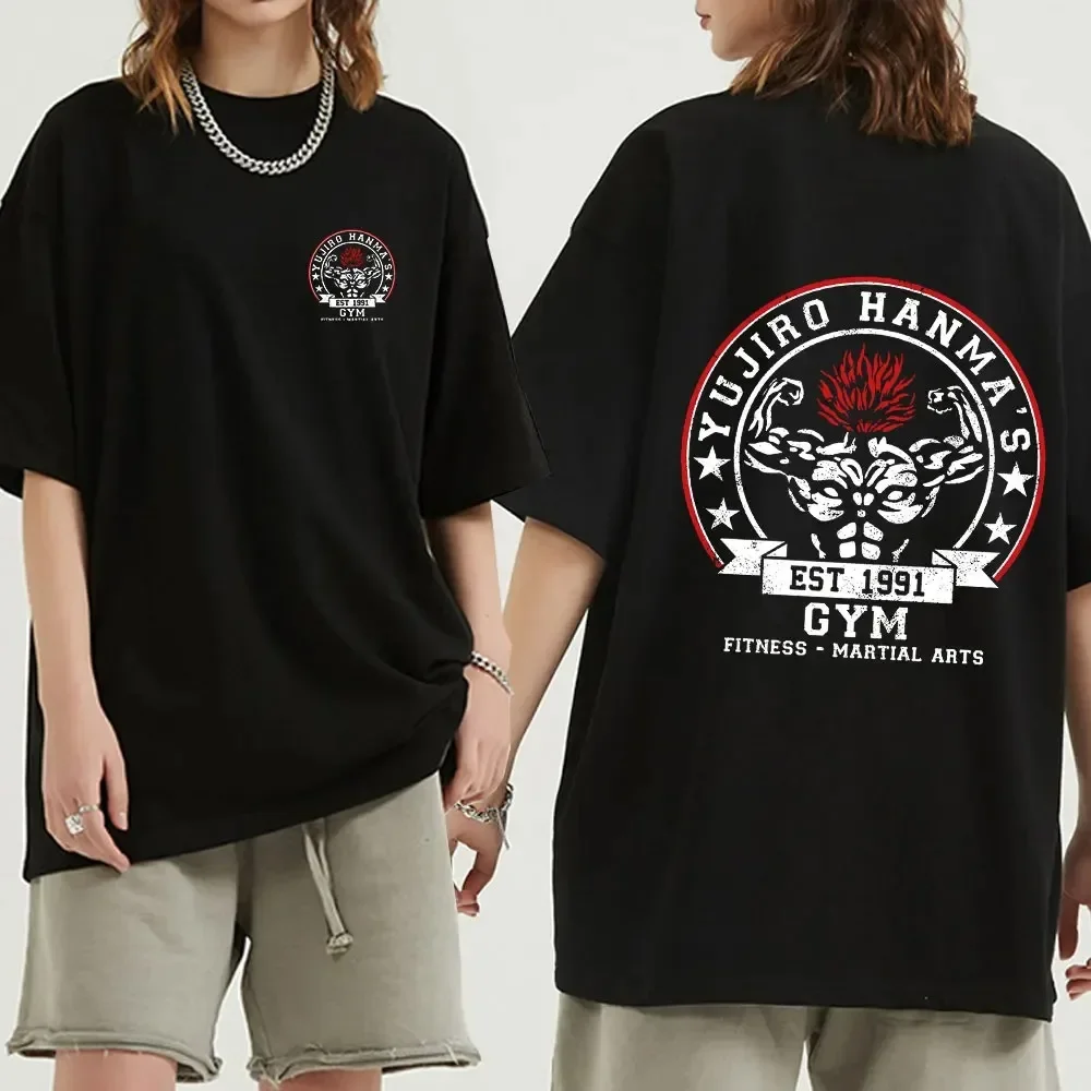 Japanese Anime Baki Hanma The Grappler Graphic Print T Shirt Casual Fashion Crew Neck Short Sleeve Plus Size T Shirt Women