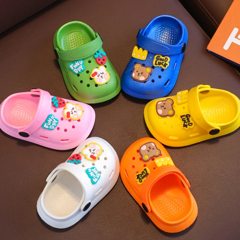 Kids Slippers Summer Cartoon Cute Anti Slip Slippers Tooddler Girl Shoe Kids Shoe for Boy Cute Slippers Zapatos Niña Sandalias