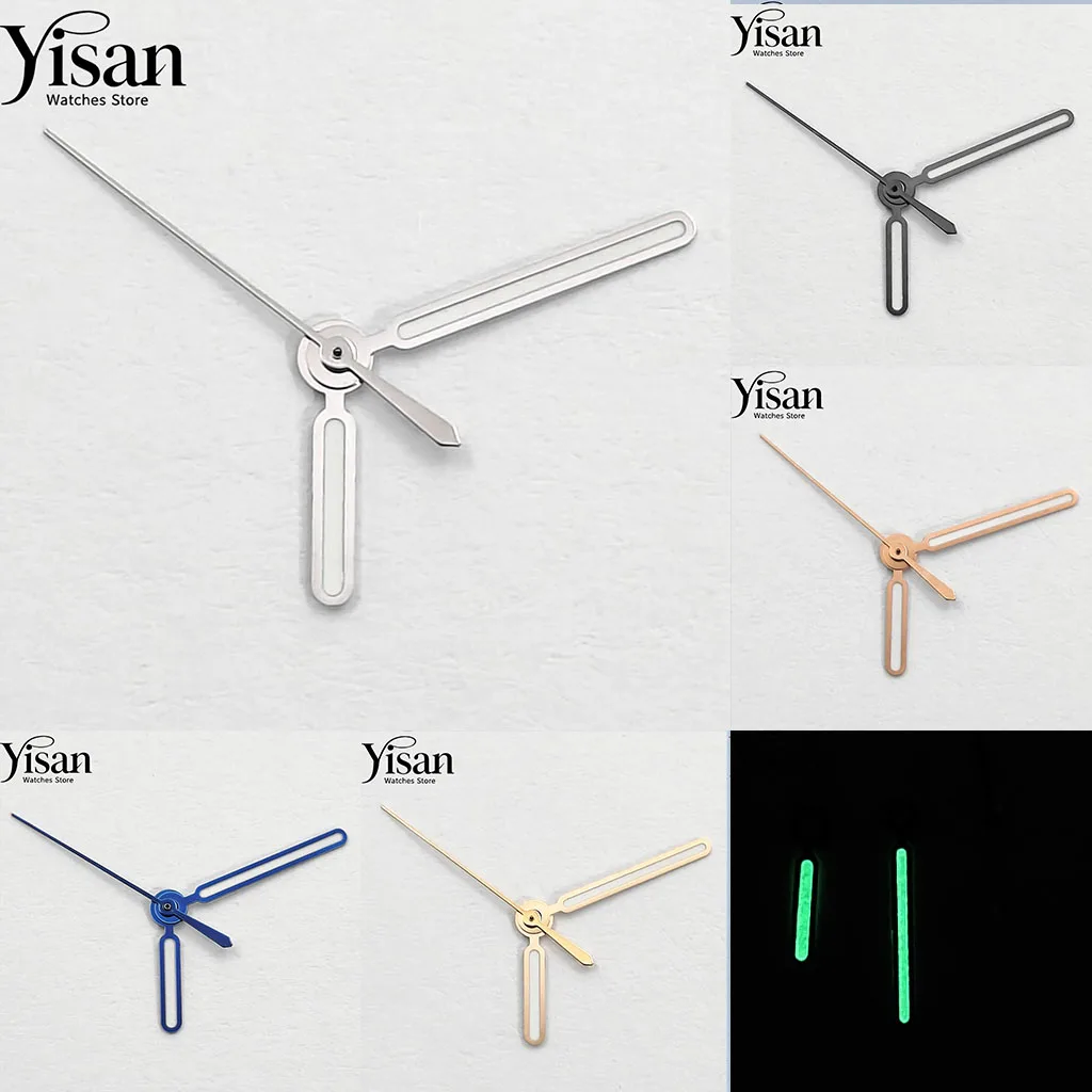 Yisan New Multi Color Watch Hands For NH35 NH36 ETA2824 2836 DG3804 Miyota 8215 8205 Movement Watch Mod Replacement Accessorie