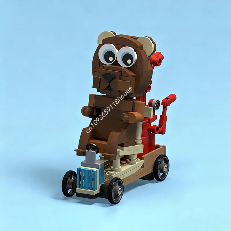 236 pezzi MOC Wacky Races a tema portasapone Modello di auto Blocchi di costruzione Giocattoli di compleanno Assemblare Architettura Regali di Natale modulari