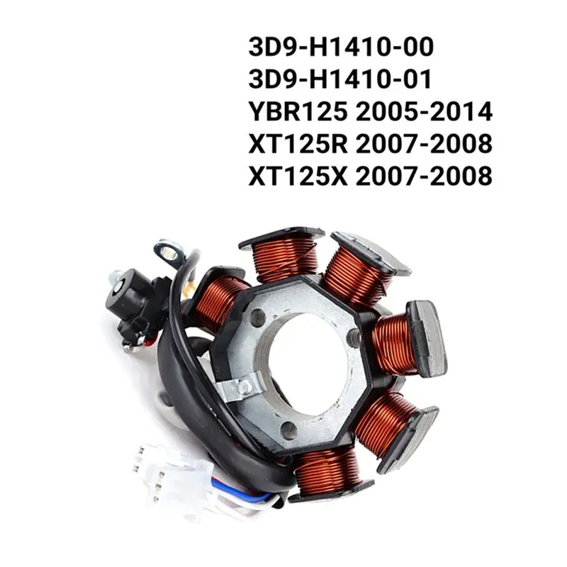 A54P-5 Line Motorcycle Stator Coil For YBR125 YBR 125 2005-2014 XT125R XT125X XT 125R 2007-2008 Magneto Generator Coil Pa