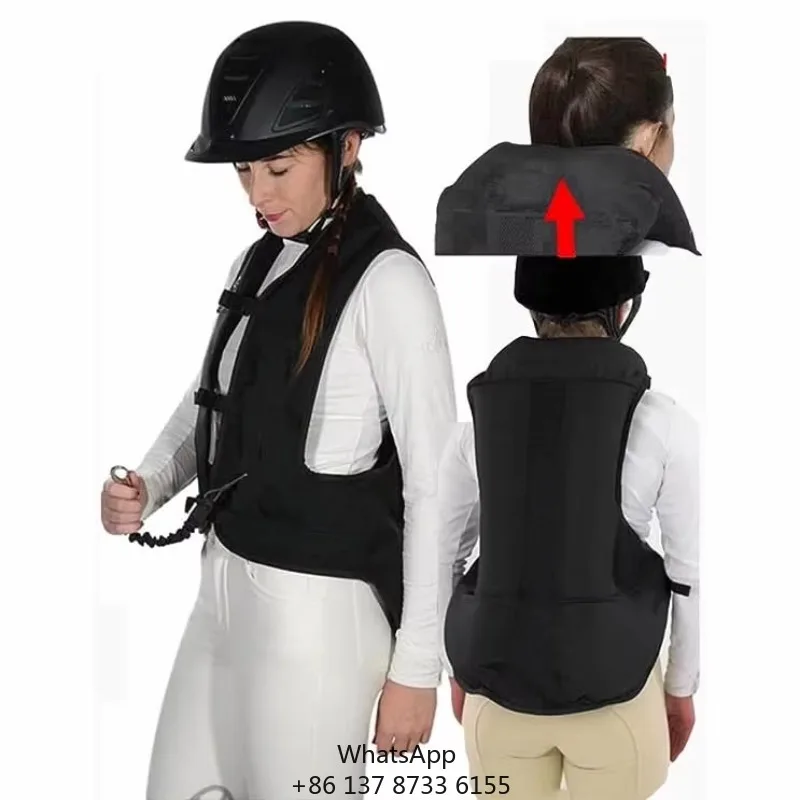 

Куртка для верховой езды с подушкой безопасности, мотокуртка с воздушной подушкой, жилет с подушкой безопасности для мотоциклистов, премиальная одежда для верховой езды