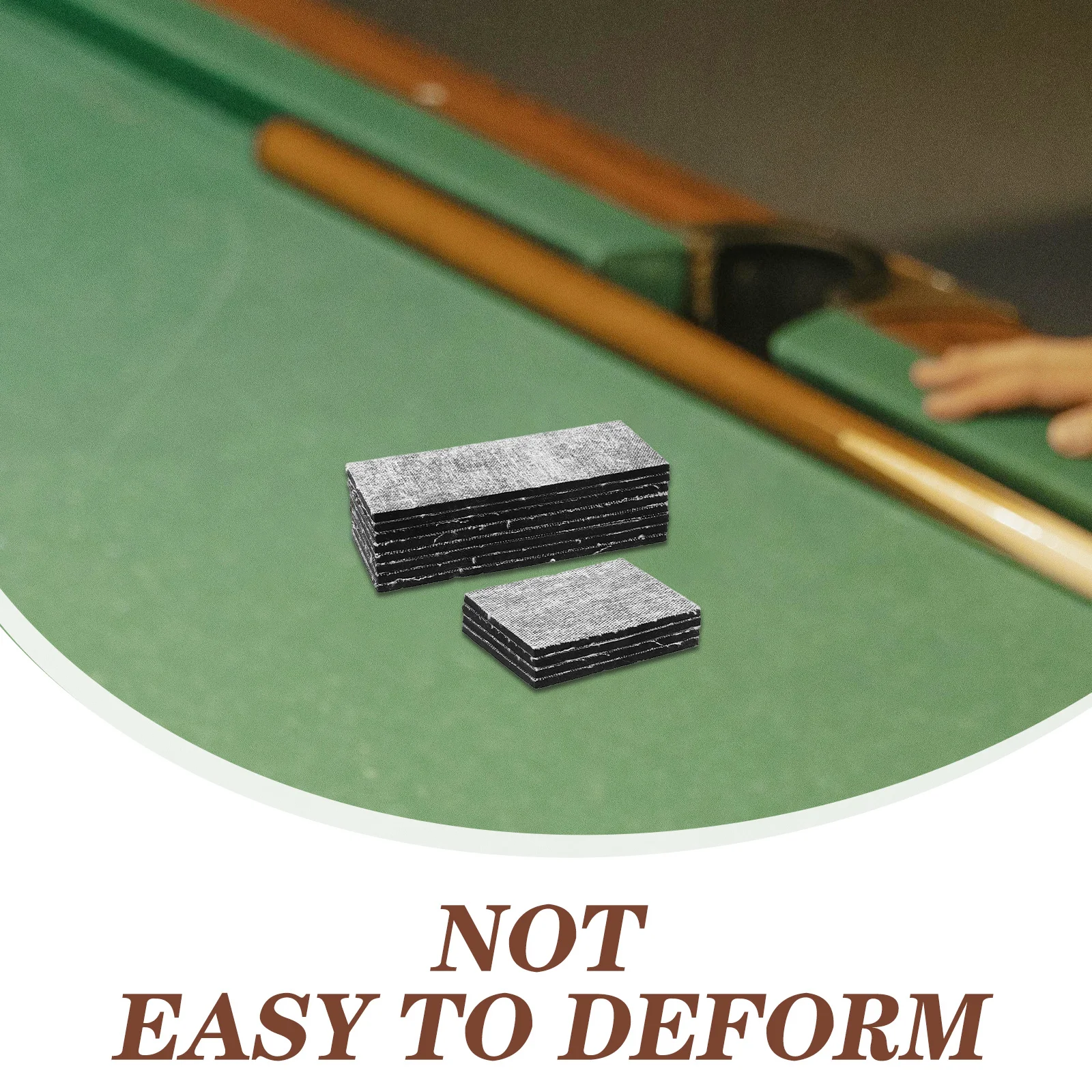 

12Pcs Pool Table Pocket Rubber Pads Sloping Angle Billiard Cushion Replacement Cushion for Pool Table Billiard Supplies