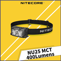 2025 New NITECORE NU25 MCT  Rechargeable Headlamp 400Lumens Bulit-in 700mAH Battery