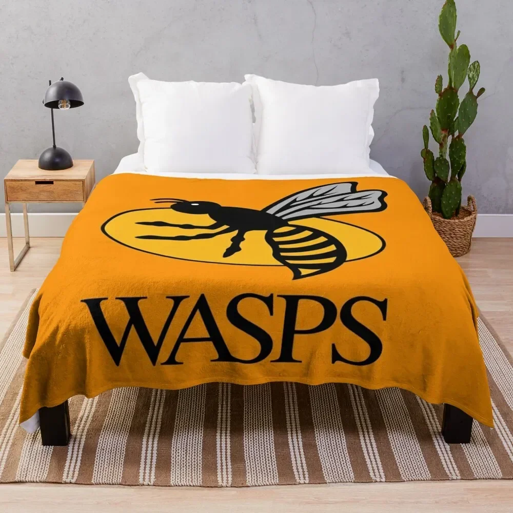 

The Wasps Rugby Throw Blanket Thermals For Travel Decorative Beds Sofa Bed linens Blankets