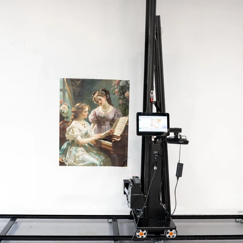 Industrial Vertical Wall Printer Machine with 350W Power and Unlimited Print Length for Large Projects