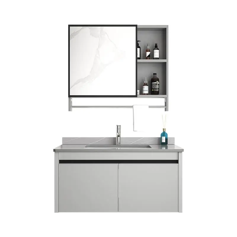

New space aluminum, bathroom mirror cabinet, bathroom wash basin cabinet combination