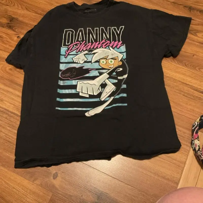 Danny Phantom Graphic Tee Black Short Sleeve