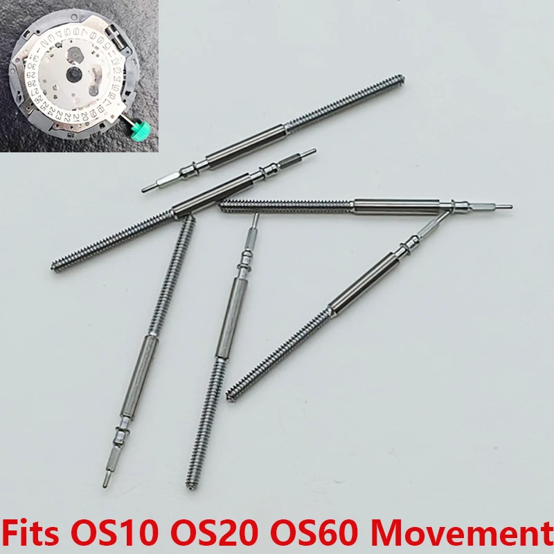 

2/4pcs OS10 OS20 Quartz Movement Watch Crown Stem Spare Fits OS10 OS20 OS60 Quartz Movement Watch Replacement Watch Crown Stem