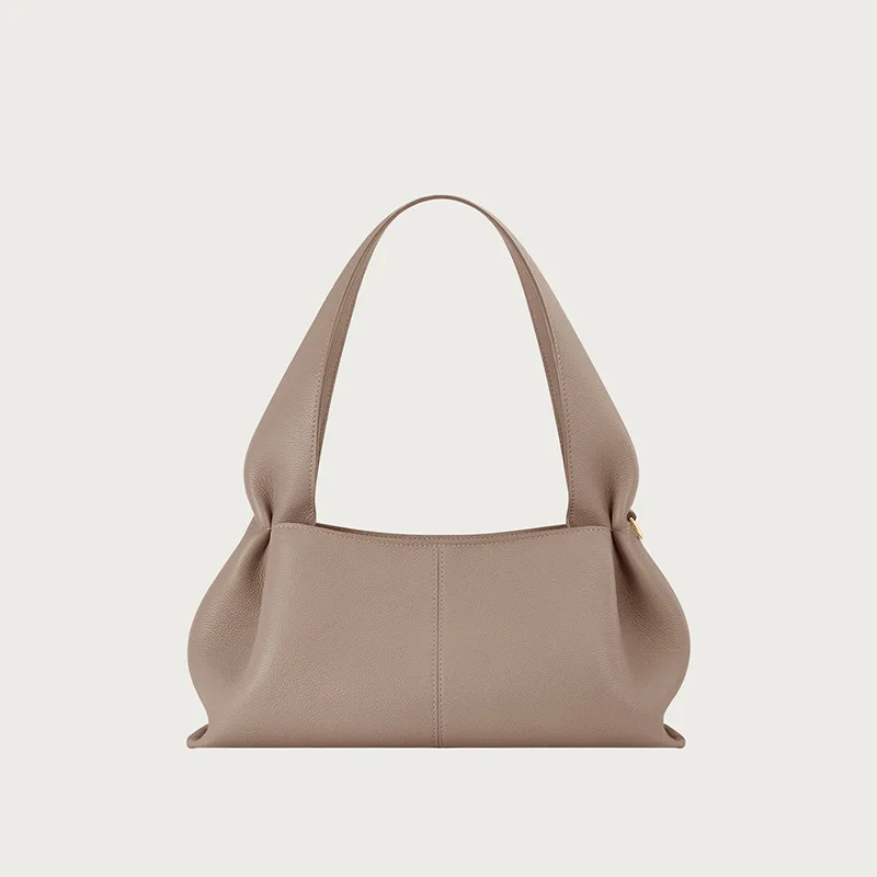 Fashion Designer Bags for Women Handbags Lychee Pattern Shoulder Bag Luxury Soft Women's Bag Half Moon Cloud Bags Female Purses