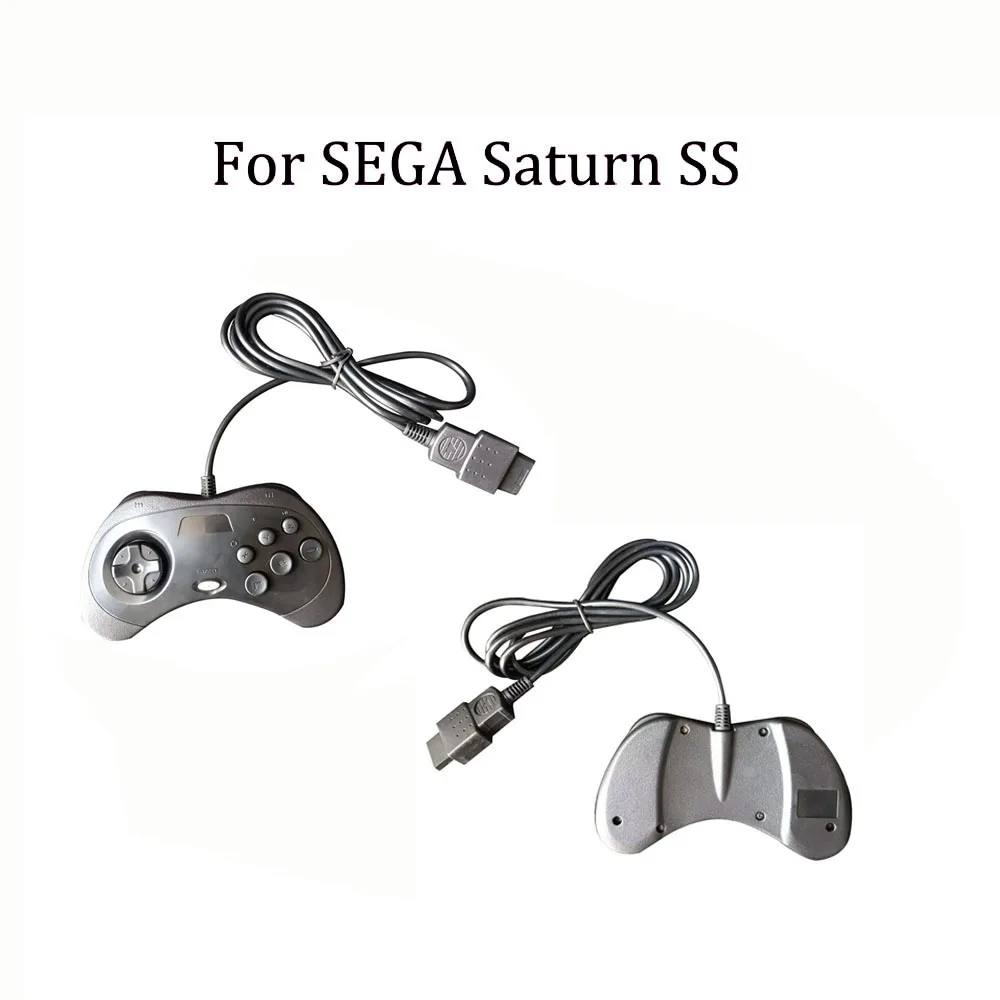 10 PCS Wired Gamepad JoyPad Joysticks For Sega Saturn For SS System Style For black color gamepad