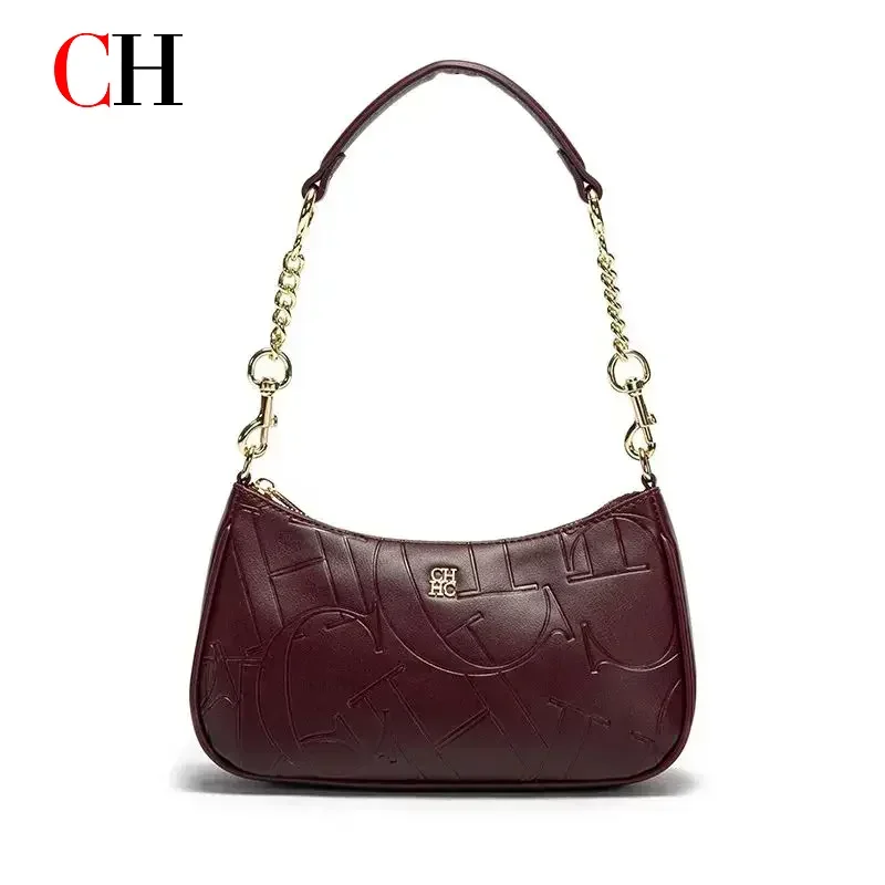 ch-ショルダーバッグ-女性用-高級レザーハンドバッグ-ファッションエンボス加工-脇の下バッグ-トートバッグ-毎日のオフィス-パーティー-ショッピング-デート用