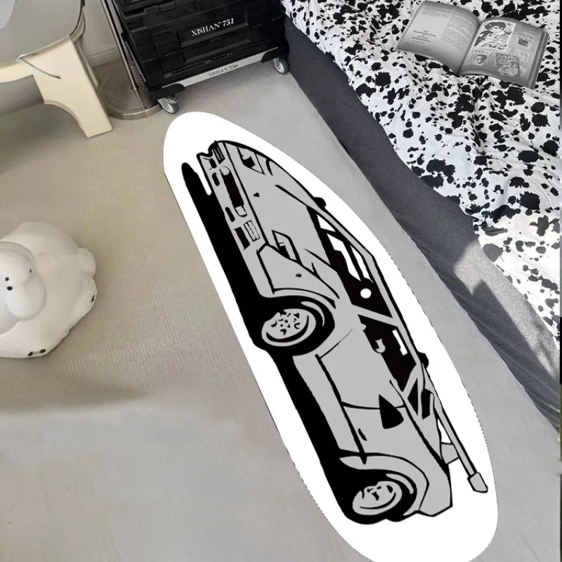 

Art Super Car Carpet Comfortable Soft Bedroom Rug Trendy Living Room Decorative Carpets Creative Balcony Rugs Alfombra Tapis 양탄자