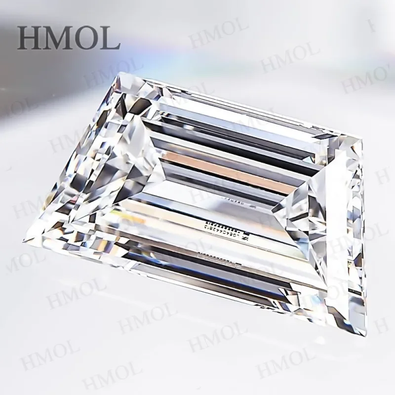 Lab Grown Diamond Trapeze Shape 1.04CT VS1 IGI Certificate White Top Gemstone CVD HPHT DIY Material Jewelry Rings Women Charms