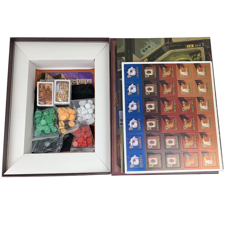 Chinatown Board Game for Party and Family, Business Strategy Game, 2-6 Players