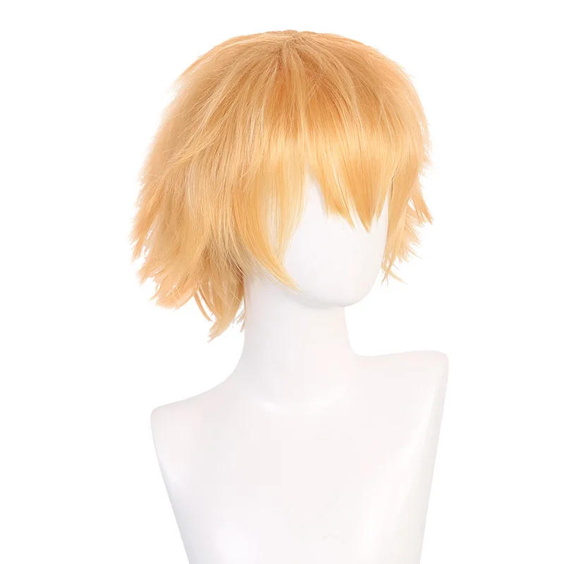 Chainsaw Man Main Character Denji Cosplay Wig Double-layer Gradient Color Teased Hair Process Easy To Style view 5