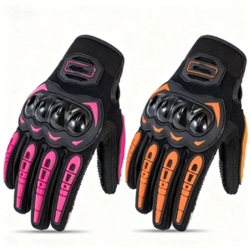 

Перчатки для езды на мотоцикле и велосипеде с полным пальцем: противоударные и противоскользящие