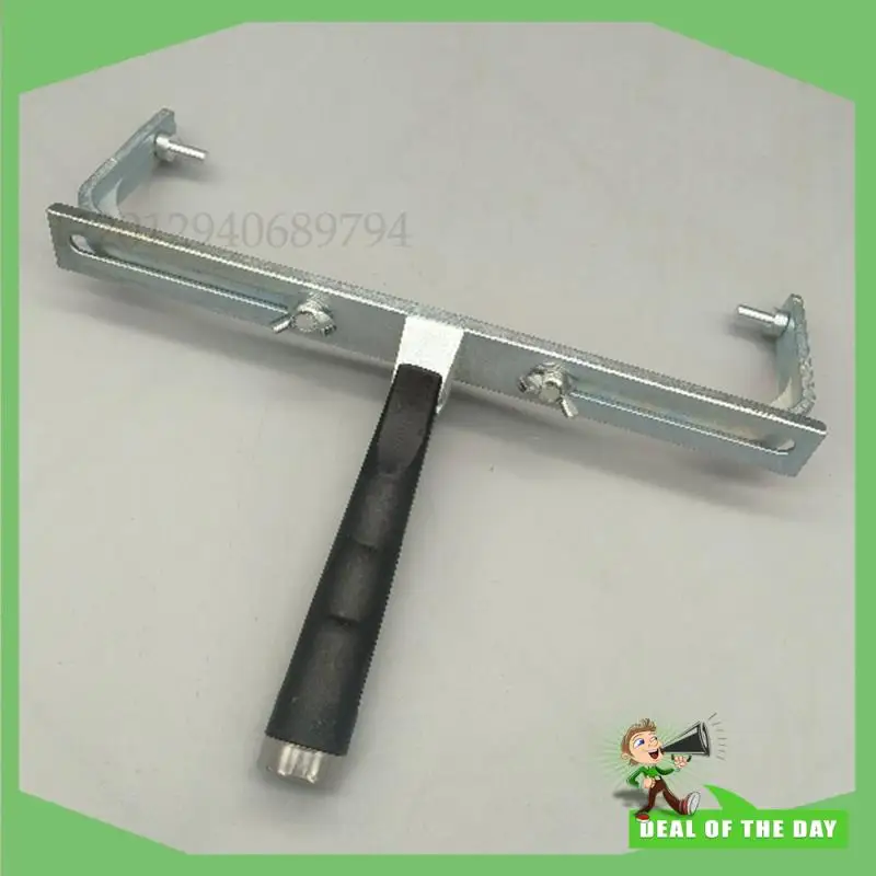 -ABPO 18 Polegada escova de rolo de pintura liga de alumínio quadro pintura lidar com ferramenta para parede decorativa casa ferramenta suporte