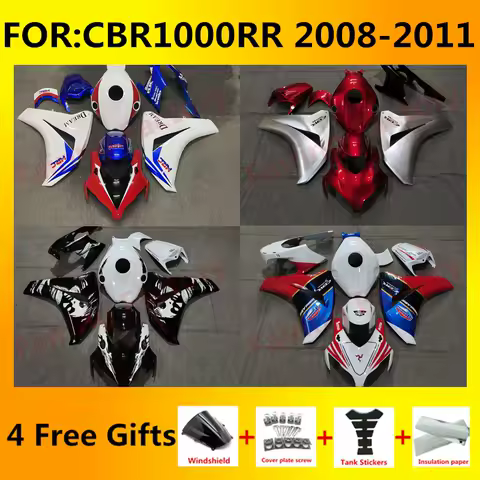 fairing For CBR1000RR CBR 1000 RR CBR1000 RR 2008 2009 2010 2011 Whole Motorcycle Fairings Kits Full Bodywork Accessories zxmt