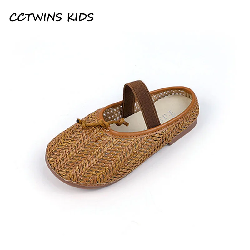 Kids Shoes Spring Summer Toddler Girls Fashion Brand Princess Mary Jane Flats Children Sandals Breathable Slip on Bow Soft Sole