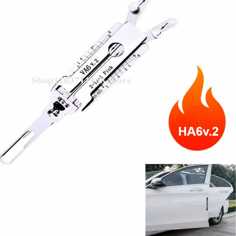 

Lishi 2-in-1 VA6 Lock Picking Tools Car Door Open for PEUGEOT for TOYOTA for CITROEN for RENAULT for VAUXHALL/OPEL for NISSAN