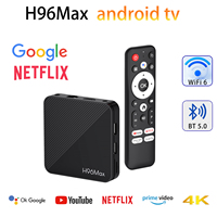 Android tv box H96Max H313 smart tv box android 14 WiFi6 BT5.0 2G 8G 16G  4K @ 60fps 100M/LAN home assistant Google Voice Player