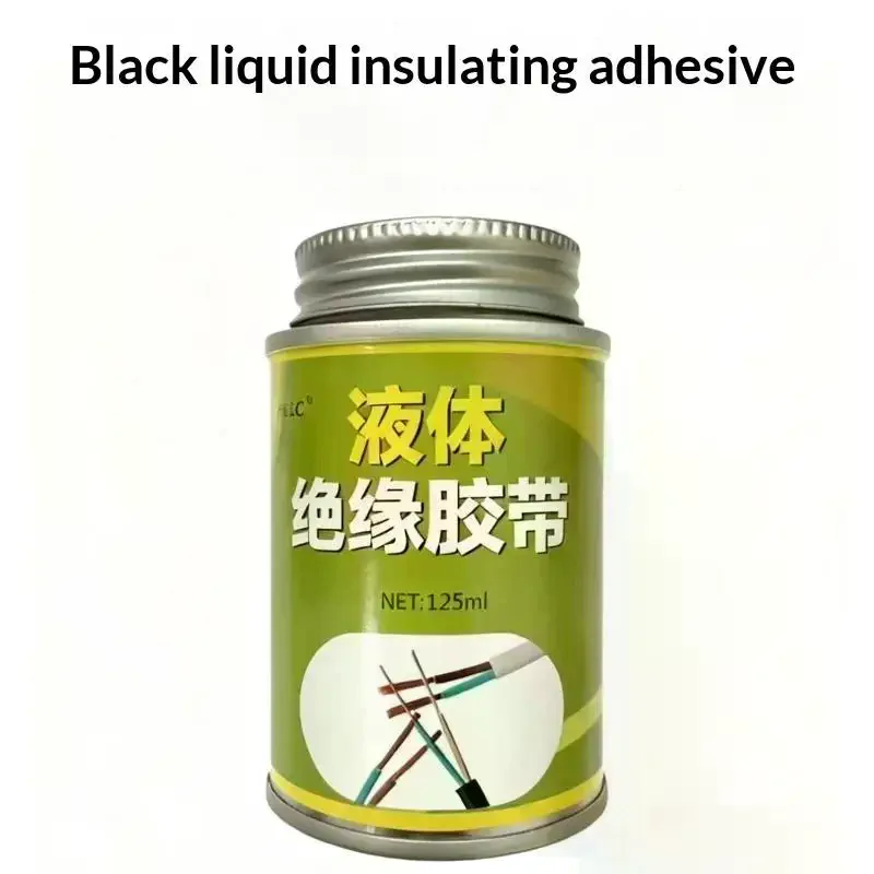 1 Pcs 15-125ml Fast Dry Waterproof Liquid Electrical Tape Rubber Insulation Adhesive Wire Cable Coat Fix Glue for Home & Repair