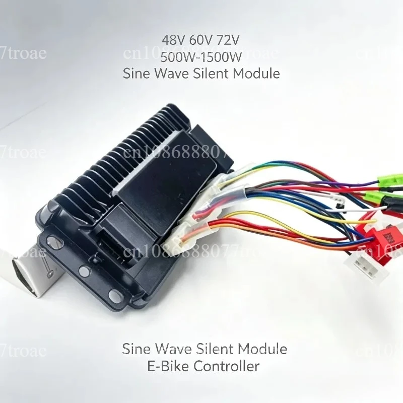 Sine wave mute module takeaway car modified electric motorcycle controller 48V60V72V500W-1500W