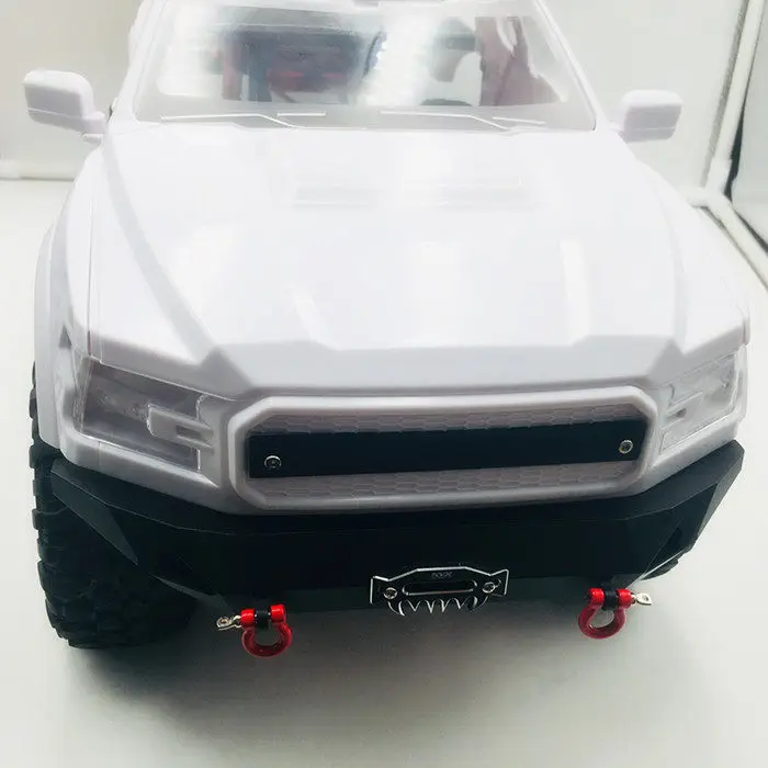 KYX simulation model car aluminum alloy CNC blade front anti-collision TRX-4 frame half card hard shell front bumper