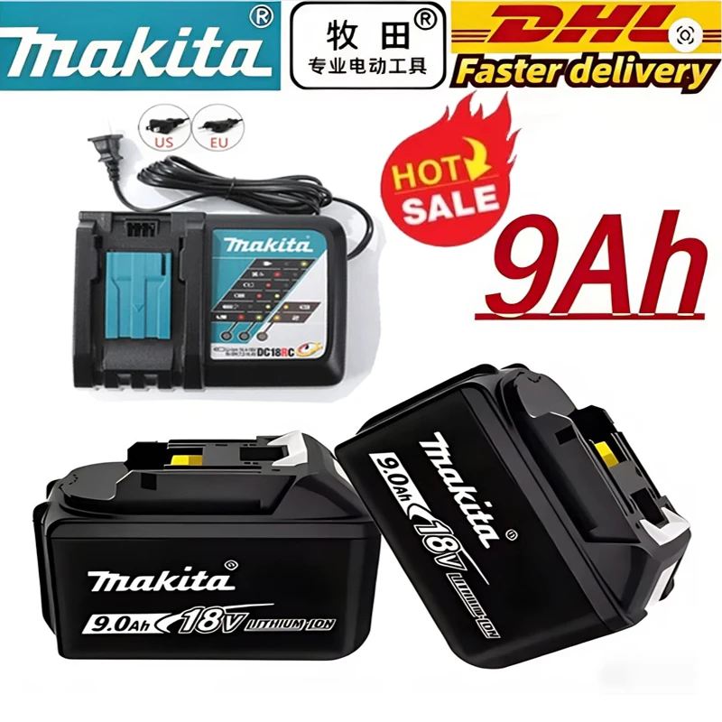 New Original Makita 18V lithium battery with three capacities 9.0Ah to meet different needs. Replace the battery🔥🔥
