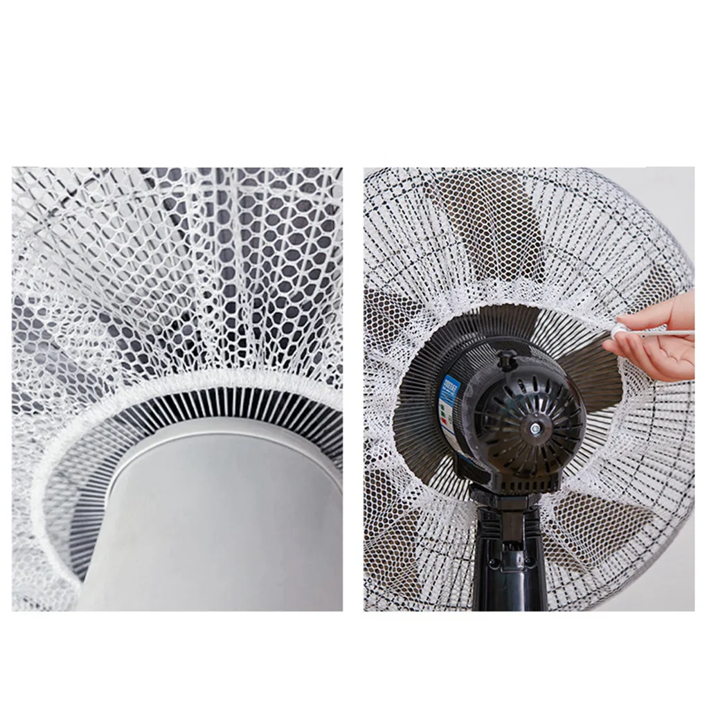 Electric Fan Dustproof Fan Protection Cover Safety Net Cover Anti-pinch Hand Fan Protection Net Cover 45cm Children Fan Cover